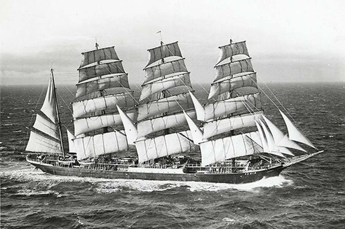 تصاویر نایاب از پامیر؛ آخرین کشتی بادبانی که تاریخ دریانوردی را رقم زد!