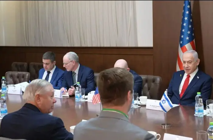 دیدار گراهام با نتانیاهو