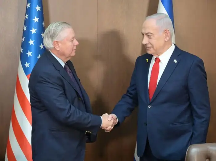 دیدار گراهام و نتانیاهو در اسرائیل