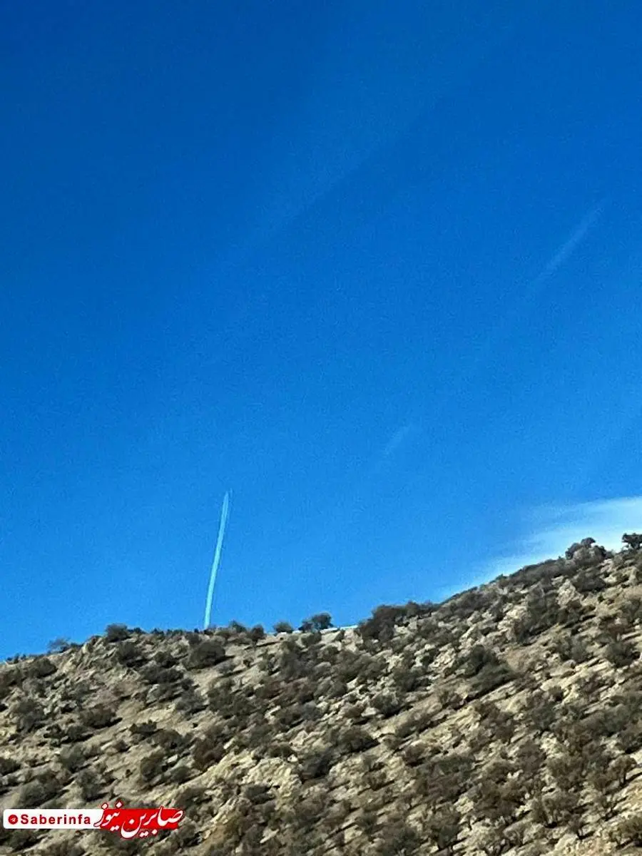 آزمایش موشکی در چند نقطه ایران