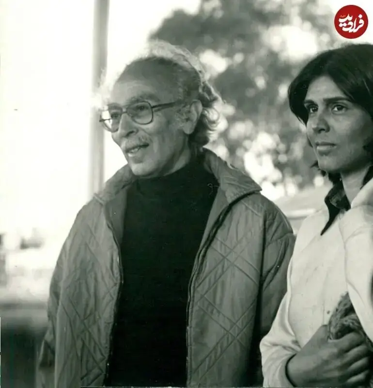 آهو خردمند در ۳۰ سالگی در پشت‌ صحنه فیلم انفجار؛ سال ۵۹