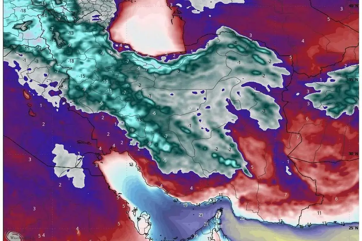 یخبندان بی‌سابقه در نیمه غربی کشور؛ دماها زیر ۱۰- درجه می‌رسد!