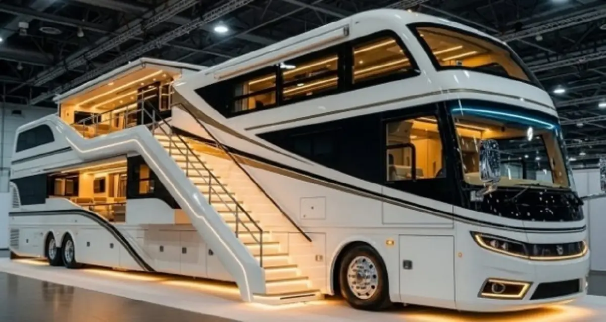 کاروان برقی BYD Motorhome 2026؛ خانه لوکس متحرک که سفر را متحول می‌کند!