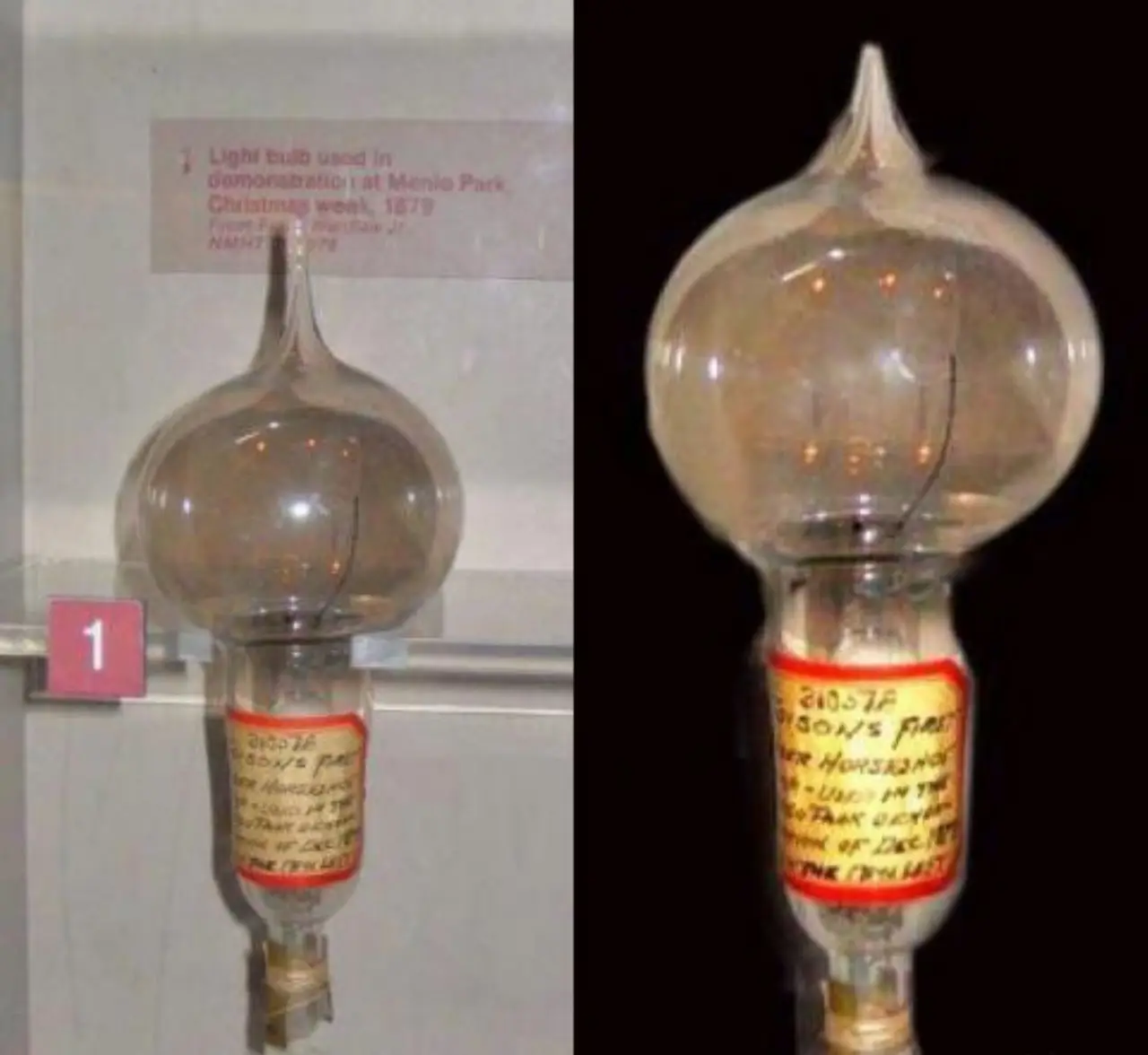 اولین لامپ اختراعی و موفق ادیسون