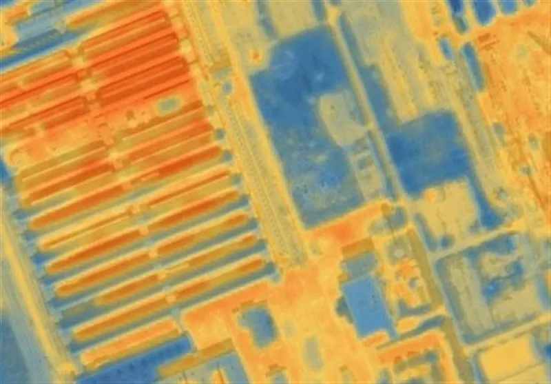 این تصویر یک مجتمع مرکز داده برای استخراج (ماینینگ) بیت‌کوین در شهر راکدیل در ایالت تگزاس را نشان می‌دهد.