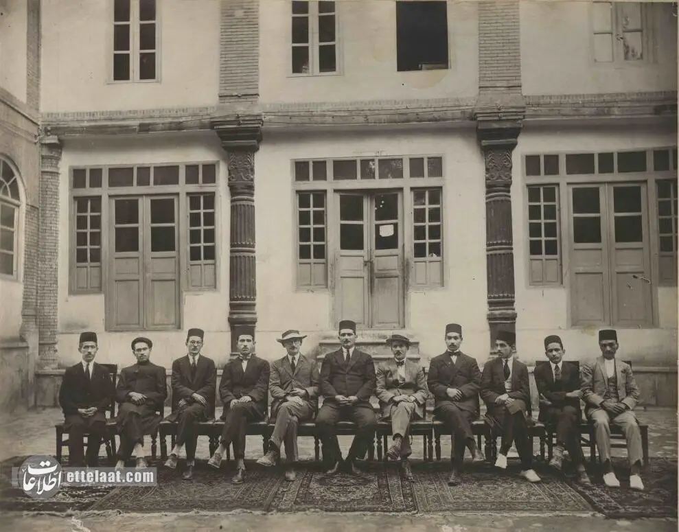 اساتید خارجی دارالفنون در سالهای ابتدایی قرن گذشته 