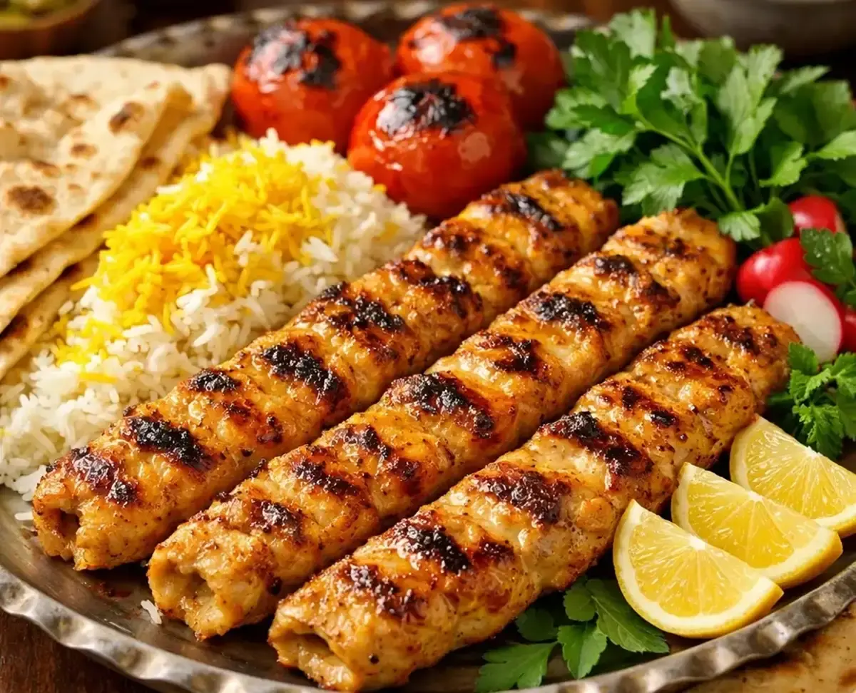 آموزش کباب کوبیده مرغ نرم و آبدار به روش رستورانی