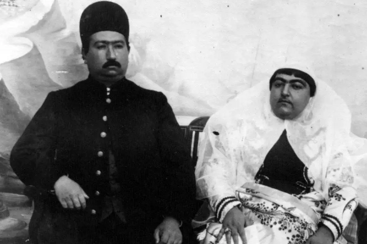 دختر محمدعلی‌شاه در تبعید