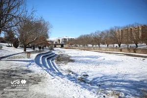 برف بازی مردم ارومیه
