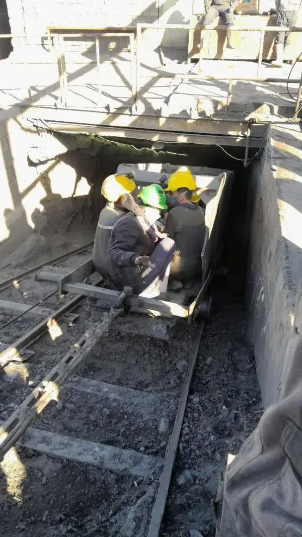 ریزش یک معدن سنگ‌آهن در بافق یزد