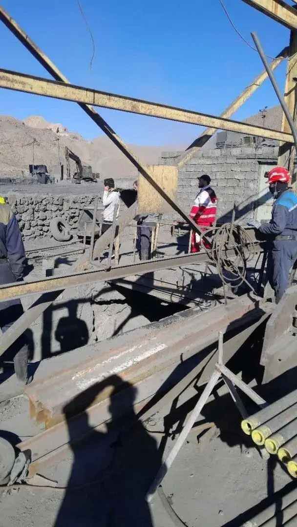 ریزش یک معدن سنگ‌آهن در بافق یزد