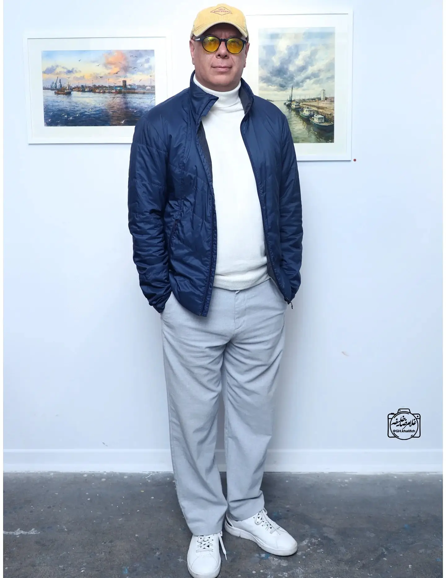 محمد بحرانی در افتتاحیه نمایشگاه آثار بهار نوروزپور 