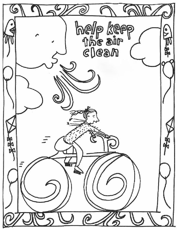 نقاشی استفاده از دوپرحه برای داشتن هوای پاک نقاشی استفاده از دوپرحه برای داشتن هوای پاک