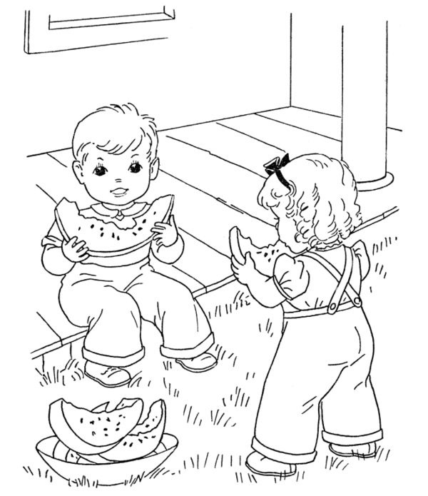 نقاشی میوه های شب یلدا