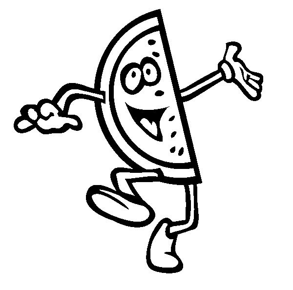 نقاشی شب یلدا و هندوانه