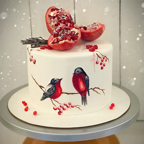 کیک یلدا تزیین سفره شب یلدا