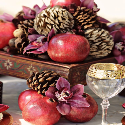 تزیین سفره شب یلدا، دکورهای یلدایی به یاد ماندنی تزیین سفره شب یلدا