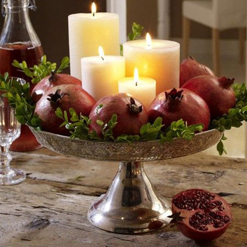 تزیین سفره شب یلدا تزیین سفره شب یلدا