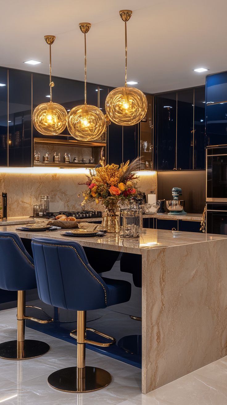 لوستر و چراغ آویز آشپزخانه