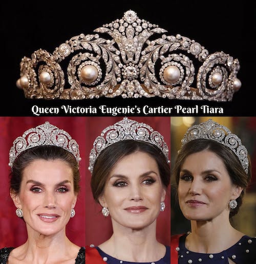 تاج‌های تاریخی ملکه لتیزیا