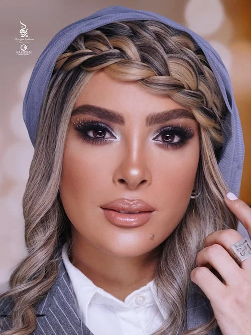 آرایش تولدی حدیثه تهرانی