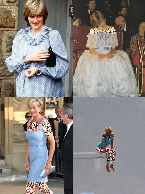 استایل‌های رنگارنگ پرنسس دایانا