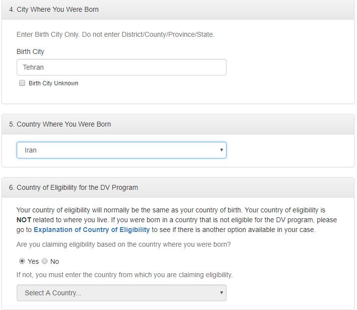 ثبت نام لاتاری آمریکا 2020