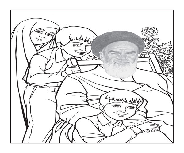 نقاشی دهه ی فجر برای کودکان