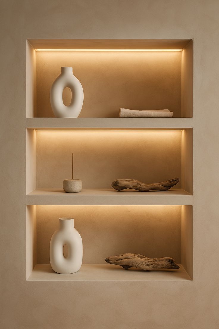 دکوری و ویترین پذیرایی توکار