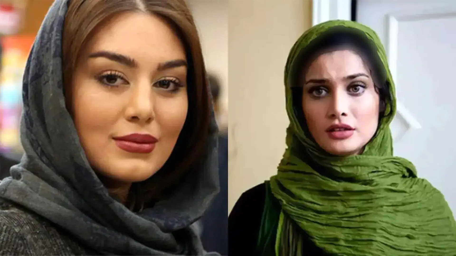 سحر قریشی و تینا آخوندتبار در باشگاه بوکس با لباس چسبان ورزشی