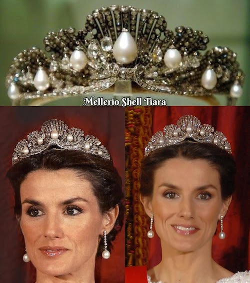 تاج‌های تاریخی ملکه لتیزیا