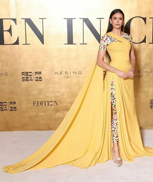 پیراهن زرد نینا دوبرو