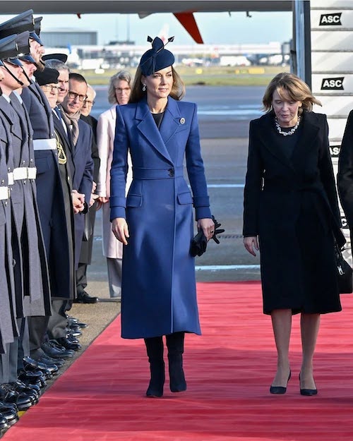 کیت میدلتون در میزبانی از مقامات آلمان