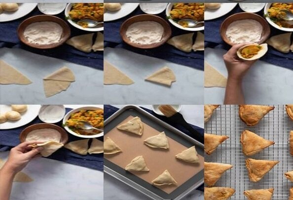 سمبوسه گیاهی بدون روغن ؛ انتخاب سالم این روزها