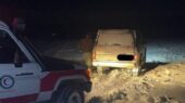 امدادرسانی فوری به ۹۵ مسافر گرفتار در برف و کولاک شدید محور شاهرود-گرگان