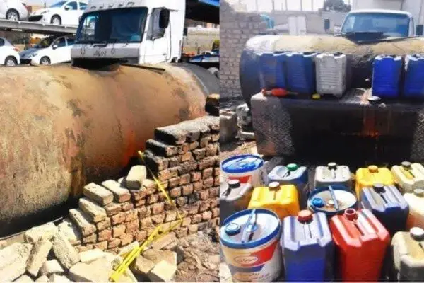 کشف حیرت‌انگیز ۲۵ هزار لیتر گازوئیل غیر مجاز در انباری مخفی در اصفهان!