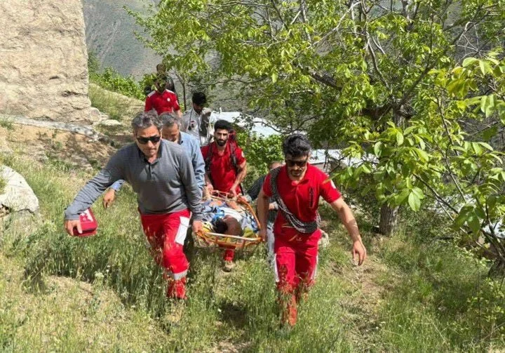 سقوط تراژیک از ارتفاع در توسکستان؛ مرگ ناگهانی در منطقه گرماب دشت