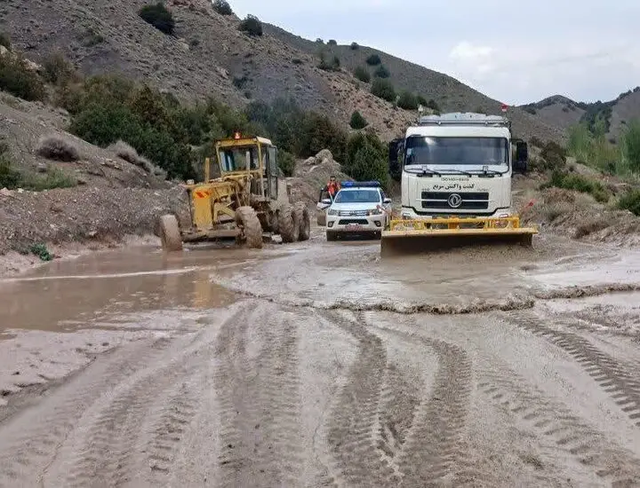 بارش بی‌سابقه در جنوب کرمان؛ محورهای ساردوئیه و زهکلوت کاملاً مسدود شدند!
