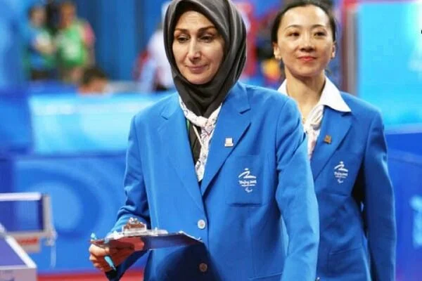 بانوی ایرانی رئیس موقت کمیته پاراتنیس روی میز جهان شد