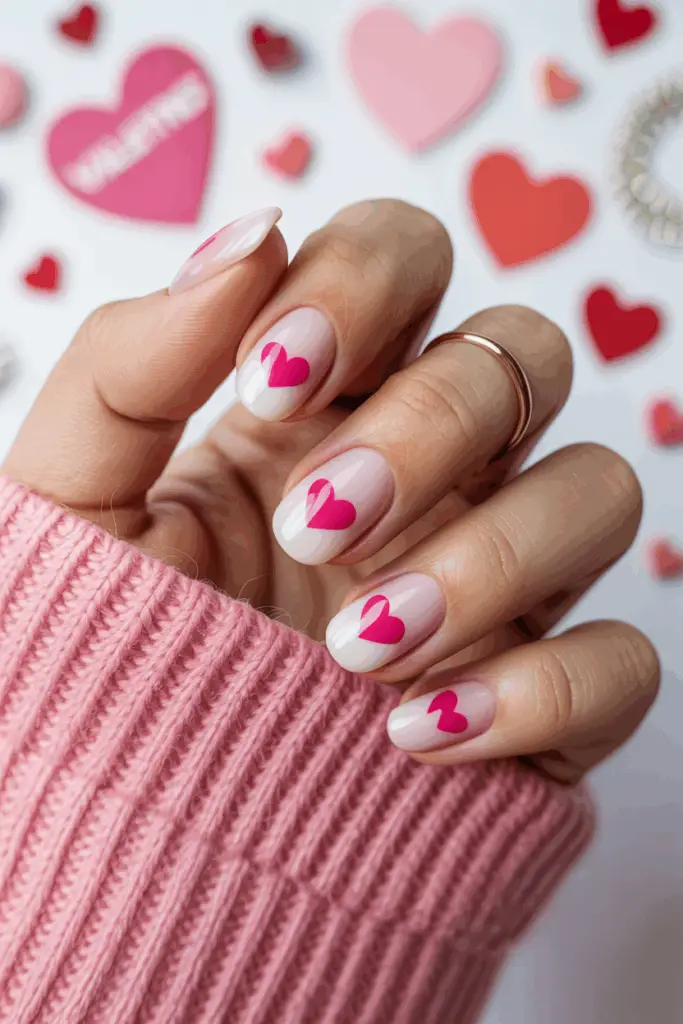 مدل لاک ناخن کوتاه با دیزاین دخترانه