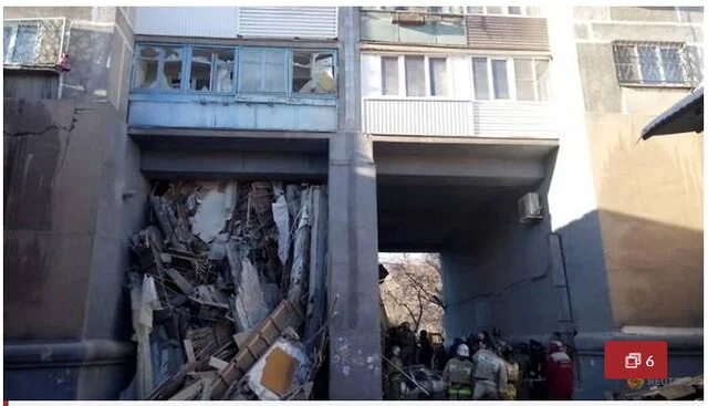 انفجار مهیب گاز در امبابه قاهره؛ ساختمان مسکونی به طور کامل ریزش کرد!