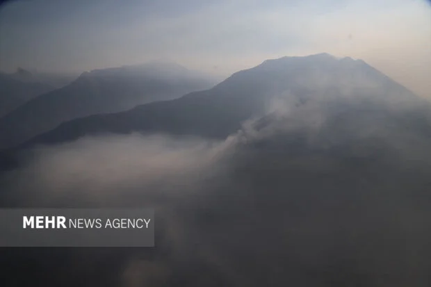 آتش‌سوزی عمدی در جنگل‌های عباس‌آباد چگونه با تلاش نیروهای منابع طبیعی مهار شد؟