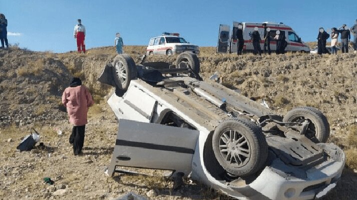 واژگونی پراید در جاده ارومیه-سلماس؛ ۵ مصدوم به بیمارستان منتقل شدند