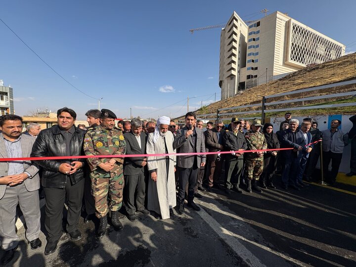 افتتاح تقاطع غیرهمسطح تکیه و چمن در سنندج؛ تحول بزرگ در ترافیک شهری