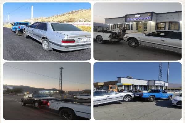 پلیس راه کهگیلویه و بویراحمد ۲۱ خودروی شوتی را در طرح ویژه توقیف کرد