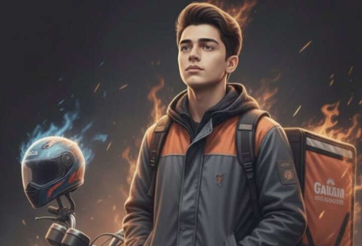 آقازاده‌ای که پیک موتوری شد؛ داستانی که قلب‌ها را لرزاند