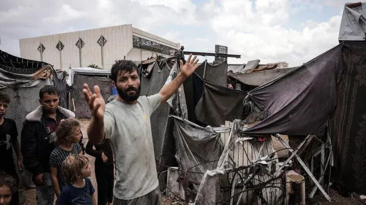 فاجعه‌ای انسانی در نوار غزه؛ باران و سرما جان آوارگان را تهدید می‌کند