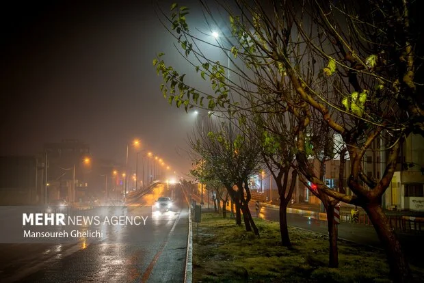 بارش باران پاییزی در روستای زیبد گناباد؛ طبیعت جان تازه گرفت!