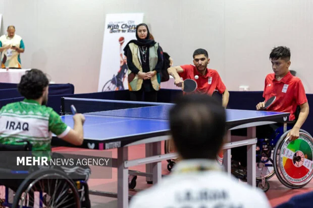 نمایش پاراتنیس روی میز ایران؛ ۳ برد شیرین و ۴ شکست تلخ در پاراآسیایی جوانان