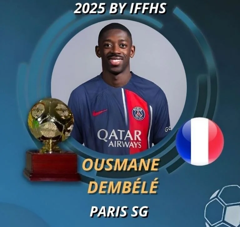 دمبله برترین بازیکن ۲۰۲۵ از نگاه فدراسیون تاریخ و آمار فوتبال